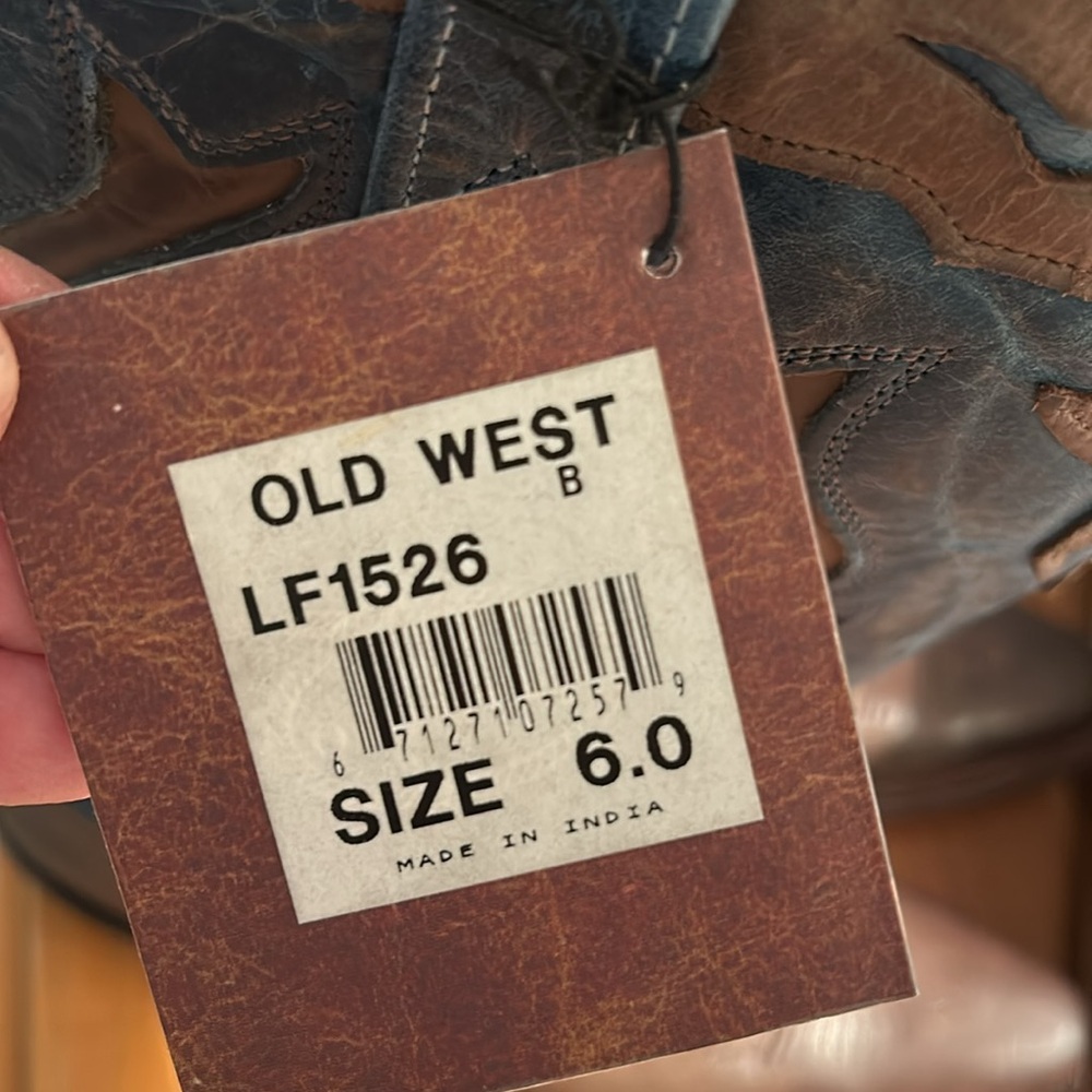 NEW Old West Women’s Western Joseph Boot Size 6 - Picture 9 of 10